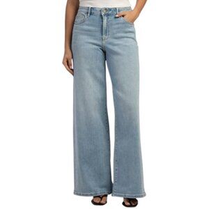 HIDDEN Medium Light Clean Stretch High Rise Wide Leg Pants